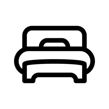 Illustration Vector Graphic of Bed icon