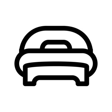 Illustration Vector Graphic of Bed icon
