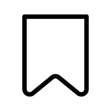 Illustration Vector Graphic of bookmark icon