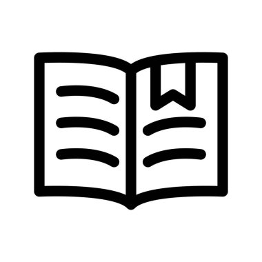 Illustration Vector Graphic of bookmark icon