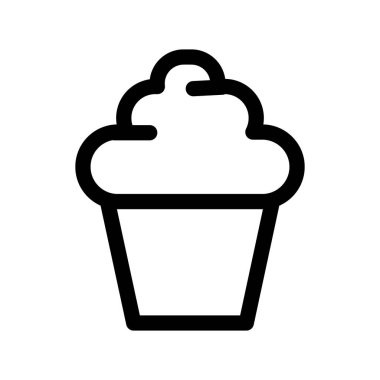 Illustration Vector Graphic of Cupcake icon