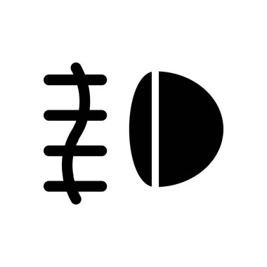Illustration Vector Graphic of fog lamp icon