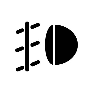 Illustration Vector Graphic of fog lamp icon