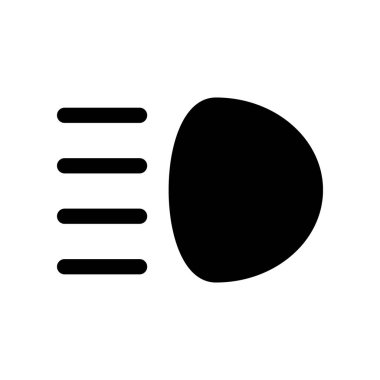 Illustration Vector Graphic of fog lamp icon