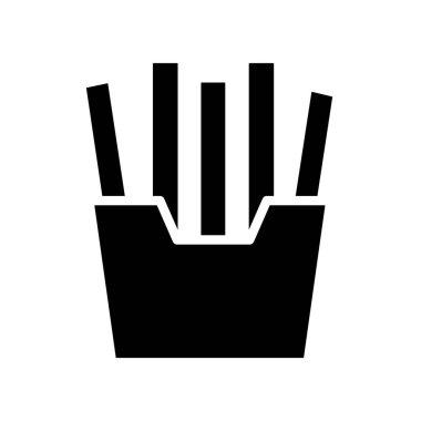 Illustration Vector Graphic of french fries icon