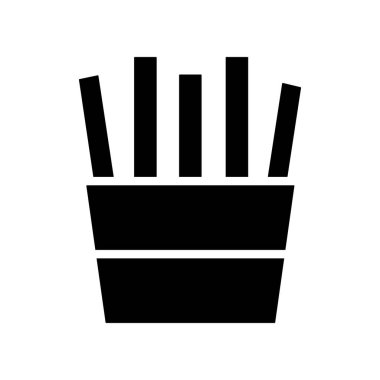 Illustration Vector Graphic of french fries icon