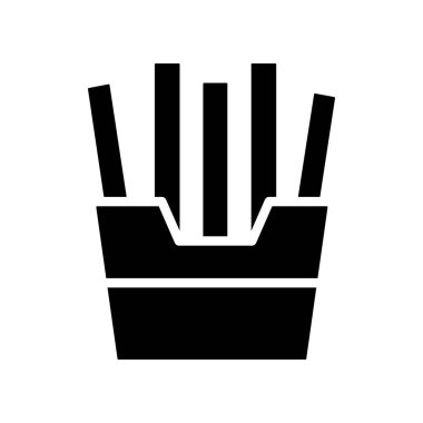 Illustration Vector Graphic of french fries icon