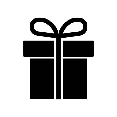 gift icon, logo design template