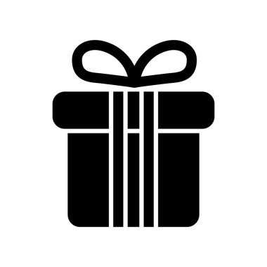 gift icon, logo design template