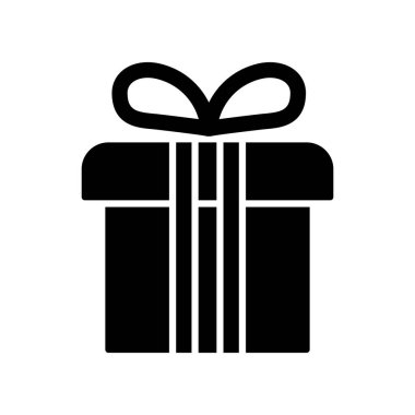 gift icon, logo design template