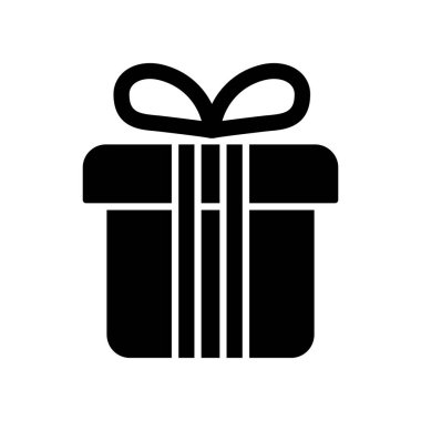 gift icon, logo design template