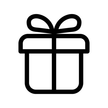 gift icon, logo design template