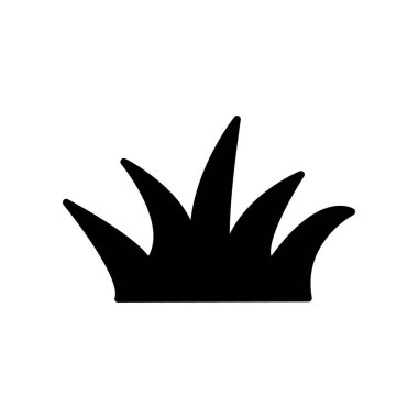 grass icon, illustration design