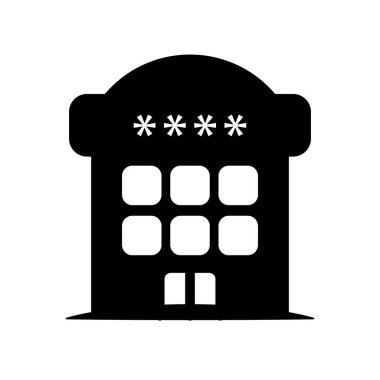 Illustration Vector Graphic of Hotel icon