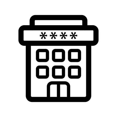 Illustration Vector Graphic of Hotel icon