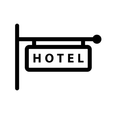 Illustration Vector Graphic of Hotel icon