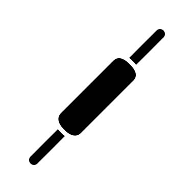 rolling pin icon, illustration design