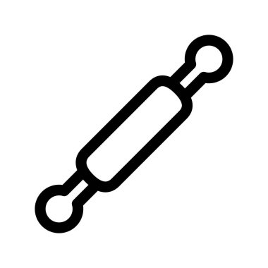 rolling pin icon, illustration design