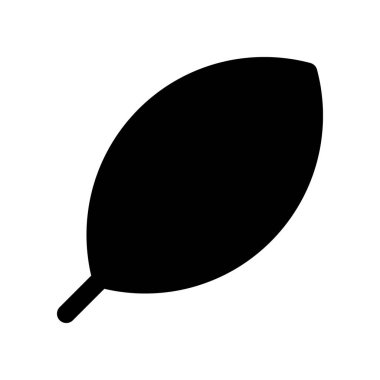 leaf icon filled design template