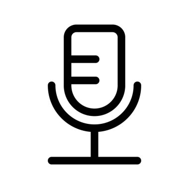 Illustration Vector Graphic of Microphone icon