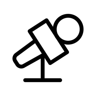 Illustration Vector Graphic of Microphone icon