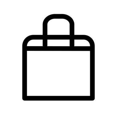 Illustration Vector graphic of shopping bag icon
