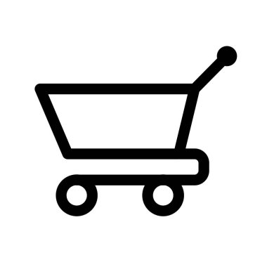 Illustration Vector graphic of shopping cart icon