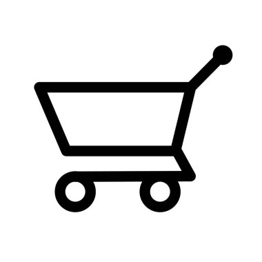 Illustration Vector graphic of shopping cart icon
