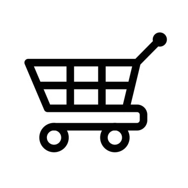 Illustration Vector graphic of shopping cart icon