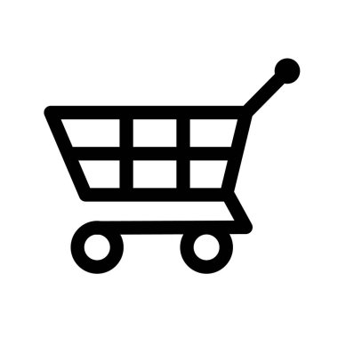 Illustration Vector graphic of shopping cart icon