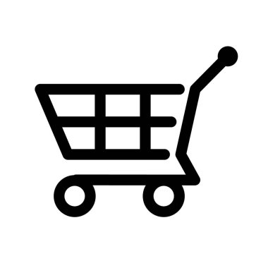 Illustration Vector graphic of shopping cart icon