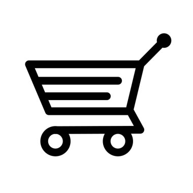 Illustration Vector graphic of shopping cart icon