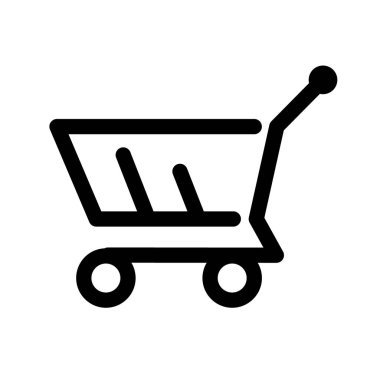Illustration Vector graphic of shopping cart icon