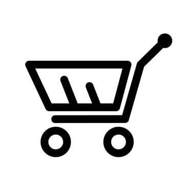 Illustration Vector graphic of shopping cart icon