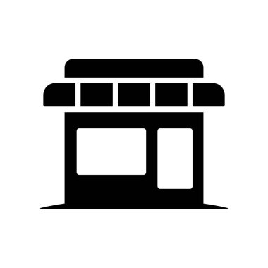 Depolama simgesinin İllüstrasyon Vektörü grafiği. Dükkan, satış, ticaret, ticaret, e ticaret, perakende vb..