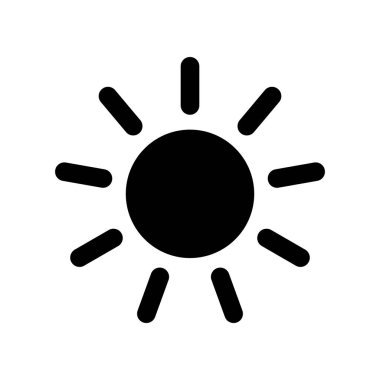 Illustration Vector Graphic of Sun icon