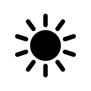 Illustration Vector Graphic of Sun icon