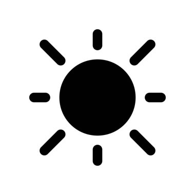 Illustration Vector Graphic of Sun icon