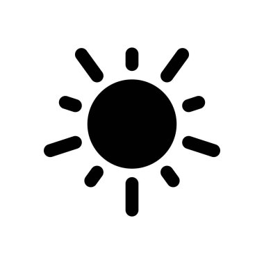 Illustration Vector Graphic of Sun icon