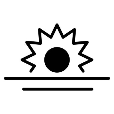Illustration Vector Graphic of Sunrise icon