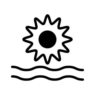 Illustration Vector Graphic of Sunrise icon