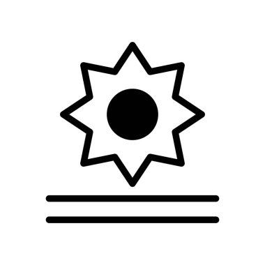 Illustration Vector Graphic of Sunrise icon