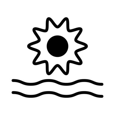 Illustration Vector Graphic of Sunrise icon