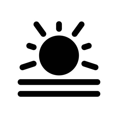 Illustration Vector Graphic of Sunrise icon