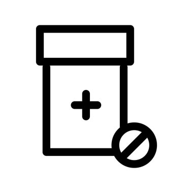 Illustration Vector Graphic of Bottle Pill Icon