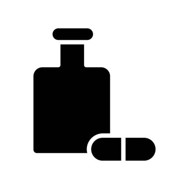 Illustration Vector Graphic of Bottle Capsule Icon template design