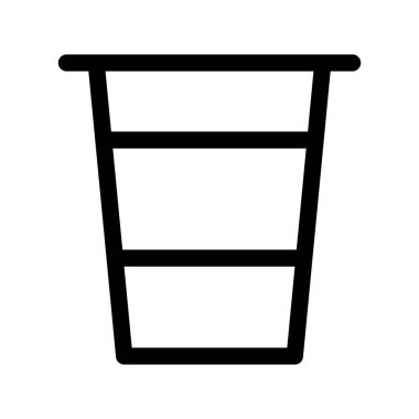 Illustration Vector Graphic of Coffee Paper Cup Icon template design