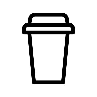 Illustration Vector Graphic of Coffee Paper Cup Icon template design