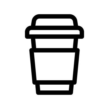 Illustration Vector Graphic of Coffee Paper Cup Icon template design