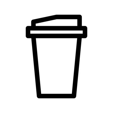 Illustration Vector Graphic of Coffee Paper Cup Icon template design